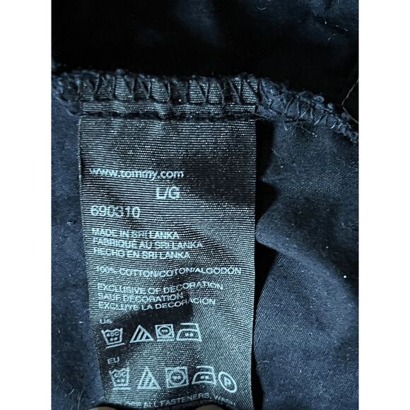 Tommy Hilfiger Embroidered Utility Shirt 100% cotton Long Sleeve Collared Shirt - Picture 7 of 7